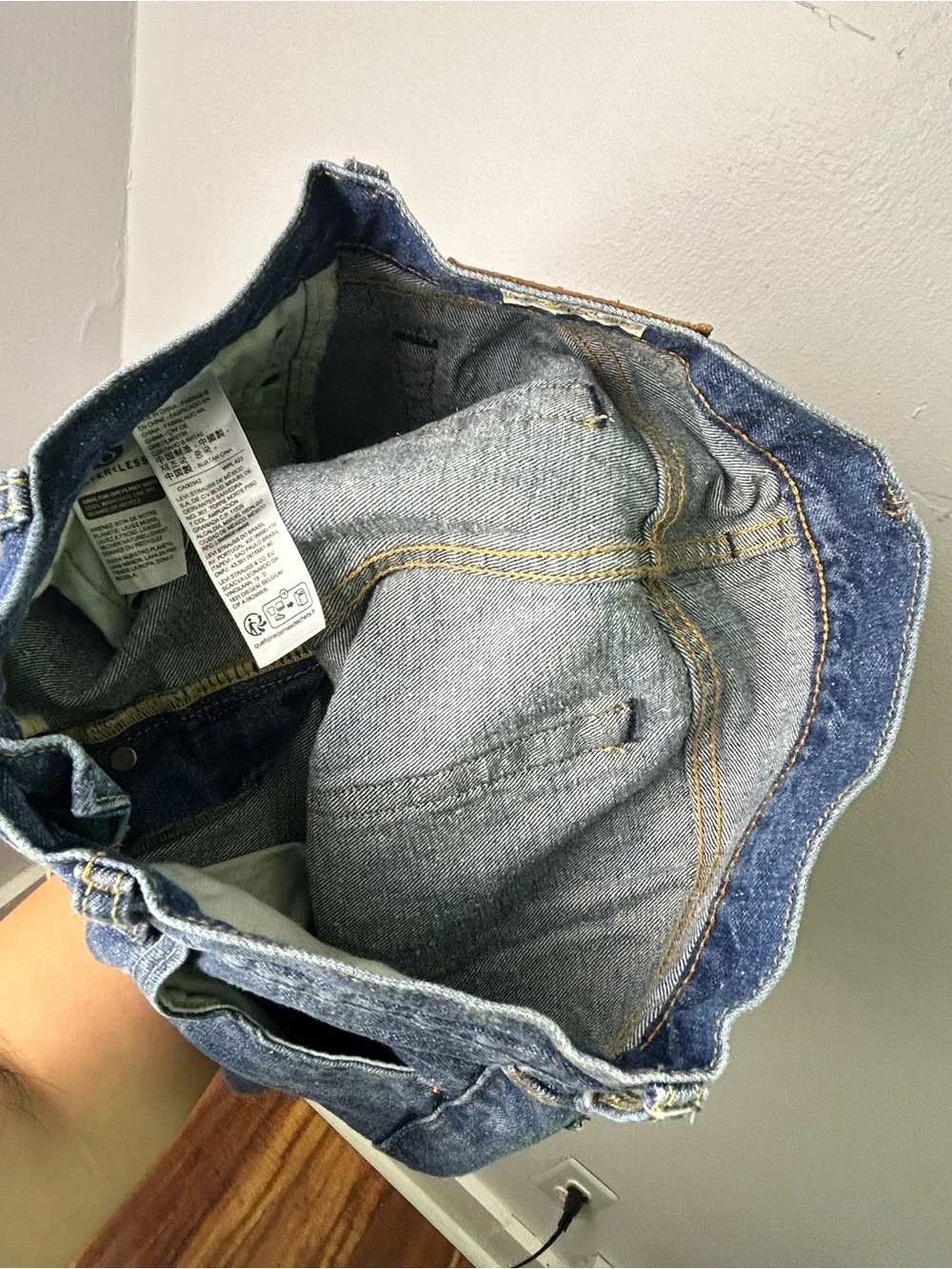 Levi’s 501 Mens Premium Button Fly Selvedge Big E Size 29X32 Blue